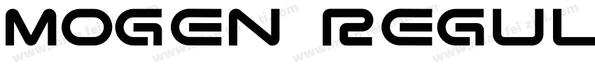 Mogen Regular字体转换